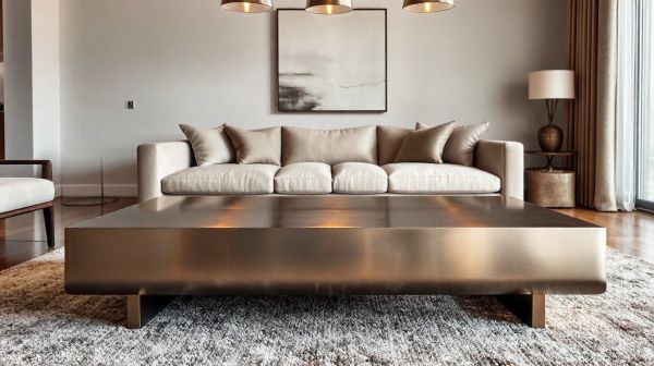 Découvrez les meilleures tables basses en métal à la mode