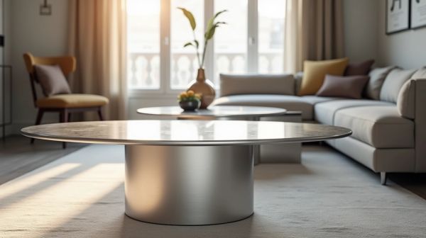 Explorez notre collection de tables basses en métal tendance